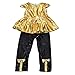 SODIAL(R) Baby Girls Kids Shirt Dress + Legging Pants Casual Clothes Sets Suit Outfits 12-24Months