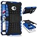 Produktbild Tank Case für HTC One M7 | Outdoor Hülle mit Dual Layer Protection | Handy Schutz Tasche von OneFlow | Back Cover in Blau