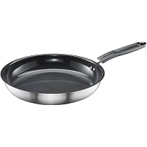 Fiskars Sautierpfanne Hard Face Mit Deckel – 24 Cm, Antihaftbeschichtet, Für Alle Herdarten