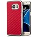 Produktbild Saxonia® Samsung Galaxy S7 Hülle Case Schutzhülle Cover Slim Design in Carbon-Optik Rot
