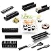 Produktbild Sushi Maker Kit, AGPtek 10 Stück Komplett Hause Sushi Making Kit Küche DIY Einfache Koch Set Reis Form Set (Meister-Roller-Set) und Messer