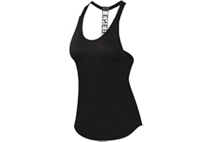 TOFOX Donna per Palestra Tempo Libero Canotta da Donna per Yoga Fitness T-Shirt Seamless Elastico per Running Palestra Allenamento Magliette Canotta