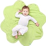 Wallaboo Einschlagdecke Fleur, Sehr praktische und Kuschelweiche Decke in eine Blumenform - 2