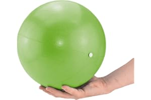 ATC Handels GmbH - Palla da pilates e yoga, 26 cm, blu, rosso, giallo, palla da ginnastica per yoga, pilates, palla terapeutica