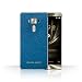 Produktbild Personalisiert Individuell Leder-Effekt Hülle für Asus Zenfone 3 Deluxe ZS570KL / Aqua Blue Stempel Design/Initiale/Name/Text Schutzhülle/Case/Etui