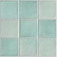 Midcard 10 Fogli Di Piastrelle Adesive In PVC Per Pareti - Effetto Metallico Misto Per Backsplash Cucina E Bagno - Dimensioni 29,2x30 Cm, Copertura 9 M²