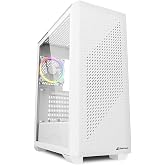 SHARKOON KASA MID TOWER PSUSUZ 3XFAN VS9 RGB WHITE