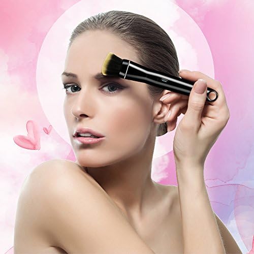 Electric Cosmetic Brush, Sayou® Rechargeable Automatic Makeup Brush Electric Foundation Brush / Blush Brush with 360 Degree Rotation for Blending, Contouring and Airbrush Finish