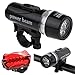 Produktbild HCFKJ Wasserdicht 5 LED Lampe Fahrrad Fahrradlicht Kopfvorderseite + hinten Sicherheit Taschenlampe Set