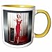 Produktbild 3dRose mug_107179_8"Marilyn Monroe in Niagara (1953) (PDUS), Yellow" Becher Gelb/Weiß