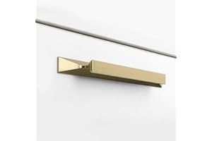 LONTAN 10 Pack Gold Kitchen Cabinet Handles 128mm Kitchen Door Gold Cupboard Handles for Aluminum Alloy Drawer Wardrobe Bathroom Shower Pulls
