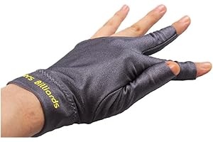 Bavokon Handschuhe,hohe Elastizität,Billardhandschuhe Linke,DREI Finger Billard Handschuh,professionell,Links Billard Handschuh Für Billard Zubehör,Geeignet Für Billard Spiele/,Unisex Dehnbar