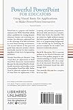 Image de Powerful PowerPoint for Educators: Using Visual Basic for Applications to Make PowerPoint Interactive