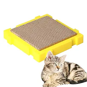 VOUVOU Cat Scratcher Cardboard Scratching Pad Assembled for Indoor Cats 1 Piece