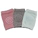 Produktbild 3 Paar Baby Infant Girls kriechen Socken Anti Skip Knieschoner Kneepad Displayschutzfolie für Kleinkinder