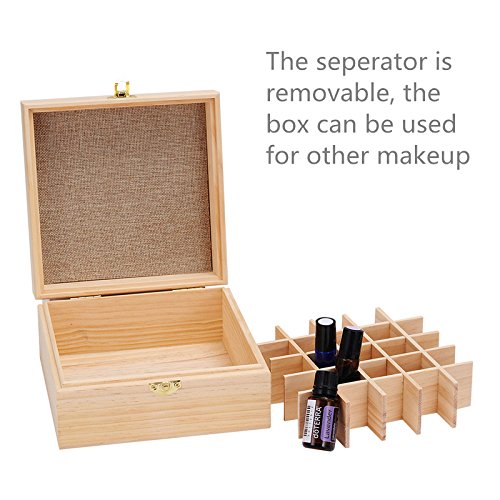 gbtree 25-bottles ätherisches Öl Feld Tragetasche enthält 25 5,10,15 ML und 10 ml Flaschen Öl Fällen für ätherische Öle - 3