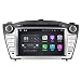 Produktbild 7 Zoll 2 Din Android 7.1 OS Autoradio für Hyundai IX35 / Tucson 2009 2010 2011 2012 2013 2014, kapazitiver Touchscreen mit Quad Core 1.6G Cortex A9 CPU 16G Flash und 2G DDR3 RAM GPS Navi Radio DVD