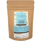 Cocoacraft Dark Cocoa Powder with 20% Cacao Butter (1KG) 100% Dutch Process | Handmade Artisanal Cocoa Powder from Kerala | U
