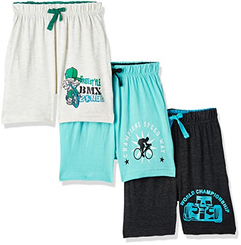 Cloth Theory Boys Regular Fit Cotton Shorts (Pack of 3) RS.449 (55.00% Off) - Amazon