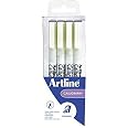 Artline Calligraphy Pen Set Assorted Width Black (4 Pack) EK-240W4