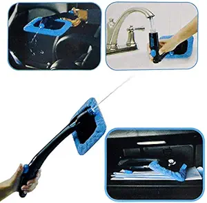 NISHAJ Plastic Magic Wonder Glass Window Glass &Car Cleaner with Spray Bottle for Glass Cleaning Supply Equipment | Windshield Wonder Glass Window Cleaner (Multi Uses)