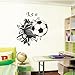Football bursting though a wall - Personalised with your name choice - Children's Wall Decal (Medium)