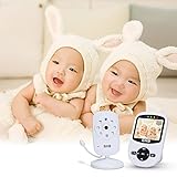 GHB Babyphone 2,4 GHz Babymonitor Drahtloser Digitalkamera 2,4 Zoll LCD Display mit Nachtlicht Gegensprechfunktion und Temperatur - 9