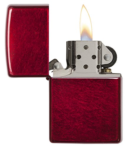 Zippo 21063 Windproof lighter without logo, Candy Apple Red, Regular