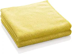 KRAVETTO 340 GSM Microfiber Cloth | 2 pcs | 40x60 cms | Multicolor | Kills 99.9% Viruses & Removes Bacteria | Highly Absorbent Premium Towels for for Car, Bike, Office & Household