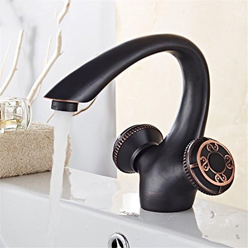 Coldtutu 2018 Modern Design Bathroom Sink Tap Basin Bathroom Basin Double Handle Dual Control Hot &amp; Cold Tap Quality Kitchen Sink Mixer Tap Home Single Unit Quick Release Tap