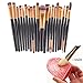 BESTIM INCUK 20-Piece Makeup Brush Set with 1 Piece Makeup Brush Cleaner Egg Scrubber Board