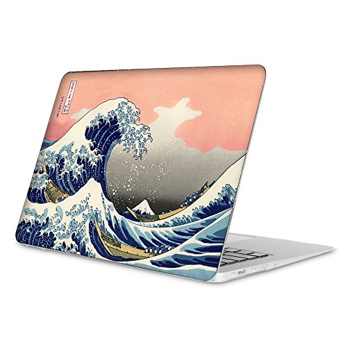 Fintie MacBook Air 13 Hülle - Ultra Slim Plastik Hartschale Schutzhülle Snap Case für Apple MacBook Air 13.3 Zoll (A1466 / A1369) , Die Wellen