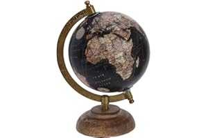 made2trade Globe terrestre au design rétro