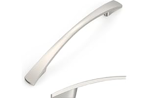 Amerdeco 10 Pieza Tiradores Cocina 128mm Tiradores Armarios Níquel Cepillado Tirador Puerta Tiradores Cajones de Muebles UK0023