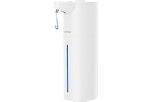 Aunmaon Automatic Soap Dispenser,Soap Dispenser Bathroom,15 Upgrade Adjustable Volume for Thin and Thick Liquid Kitchen Soap Dispenser,Electric Hand Sanitizer Soap Dispenser Wall Mounted White