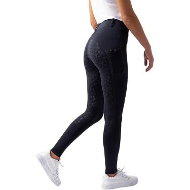 Nero - Pantaloni Da Equitazione Da Donna / Abbigliamento
