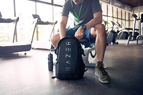 Razer Rogue Laptop Rucksack (für Gamer, Wasserfester mit schützender Innengestaltung und bis 15 Zoll) schwarz - 5