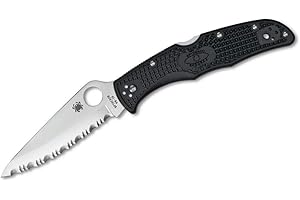 Spyderco, Coltello Pieghevole Endura (Welle, Nero (Schwarz)