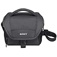 Sony LCSU11 Soft Carrying Case for Camcorders, Alpha, NEX Cameras - Black