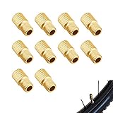 Fahrradventil Adapter von SV DV BV (Blitzventil) auf Autoventil AV KFZ