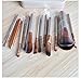 Goldrose 12 Pcs Professional Bamboo Handle Makeup Brushes Set Kabuki Powder Foundation Blusher Face Brushes Cosmetic Brush Kit With Box