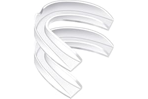 MenYiYDS 2 Stück Kinder Mundschutz einzeln transparent Mundschutz Beißschutz Sport für Kinder Junior Jugend transparent farblos