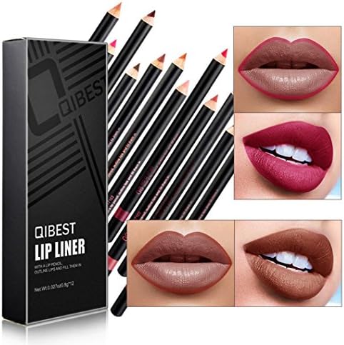 Momola 2018 New 12pcs/Set Waterproof Lip Liner Pencil Long Lasting Natural Lipliner Makeup Tools Beauty Cosmetic Set (#2)
