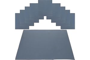 SUPVOX Bird Cage Sandpaper Sheets - 10 Pack Silicon Carbide Gravel Liner Paper for Small Birds Safe and Comfortable Birdcage Bedding