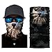 Produktbild Colorful Erwachsene Multifunktionstuch | Sturmmaske | Bandana | Schlauchtuch | Halstuch für Motorrad Fahrrad Ski Paintball Gamer Karneval Kostüm 3D Tiere Maske (C)