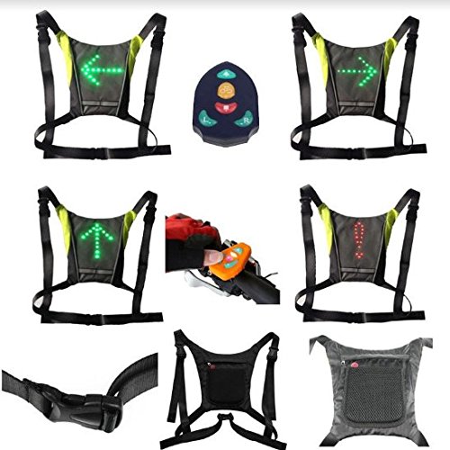 Preisvergleich Produktbild Justdolife Warnweste Sicherheit Warnweste mit LED Leuchten
