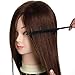 Neverland Professional 20" 85% Real Human Hair Hairdressing Equipment Styling Head Doll Mannequin Training Head Tools Braiding Cutting Student Practice Model with Clamp