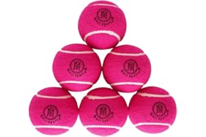 Mozi Sports Cricket Tennis Balls- Heavy Rubber Tennis Balls for Cricket Play Weight 120gm