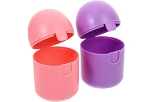 COHEALI 2pcs Menstrual Cups Case Period Cups Steamer Sterilizer Reusable Vaginal Cup Storage Box for Women Feminine Care Accessory , Assorted Color, 9x5.9x5.8