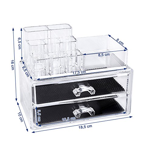 Songmics Kosmetik Aufbewahrung Organizer Schubladen Acryl JKA012 - 6